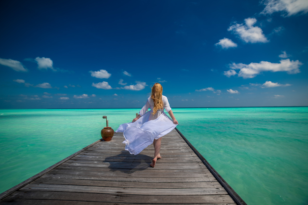 Фотграф на Мальдивах Holiday island resort