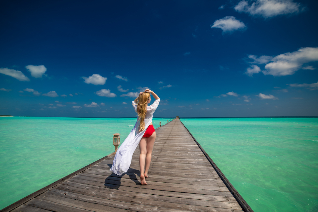 Фотграф на Мальдивах Holiday island resort