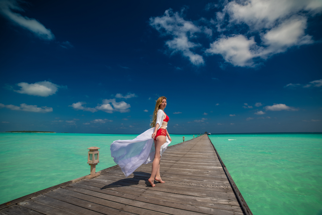 Фотграф на Мальдивах Holiday island resort