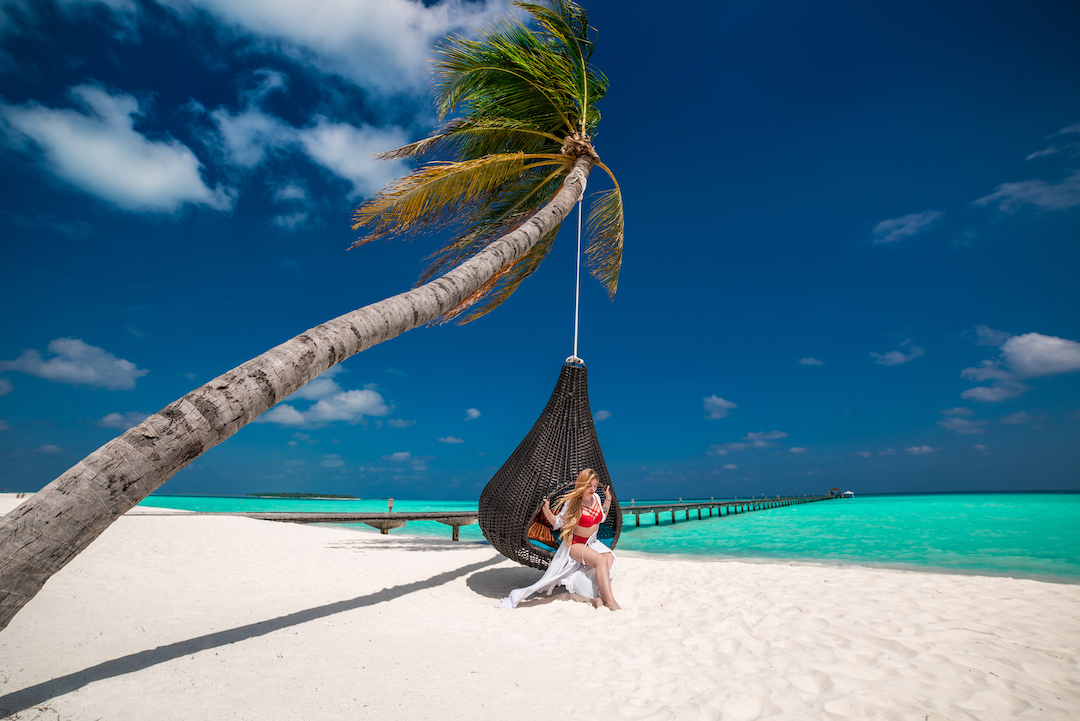 Фотграф на Мальдивах Holiday island resort