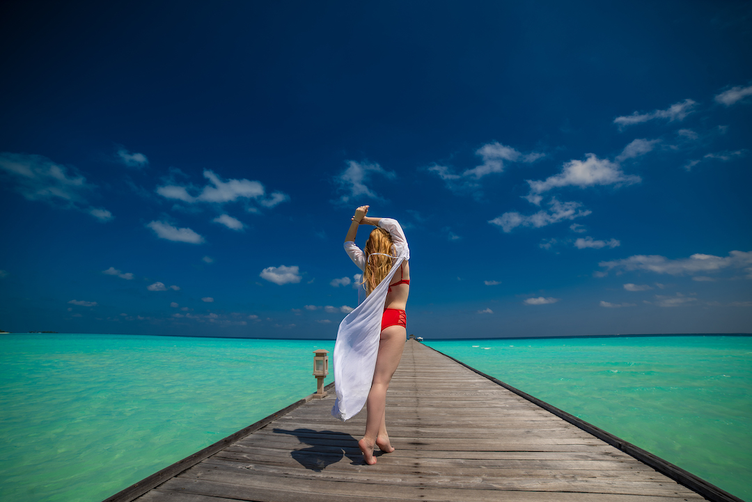 Фотграф на Мальдивах Holiday island resort