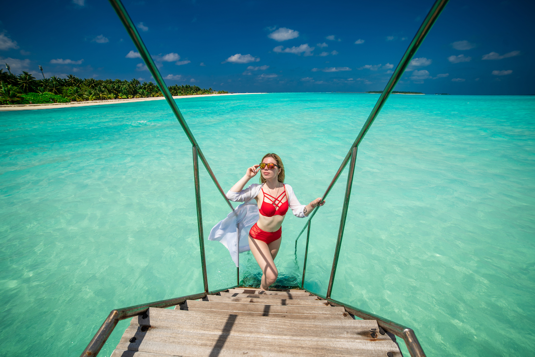 Фотграф на Мальдивах Holiday island resort